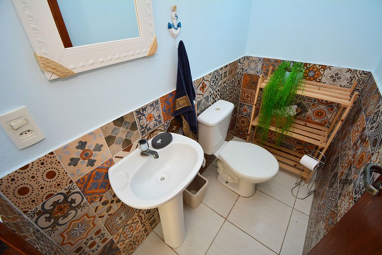 Casa c/ Piscina a 250m da Praia da Pinheira PLH006