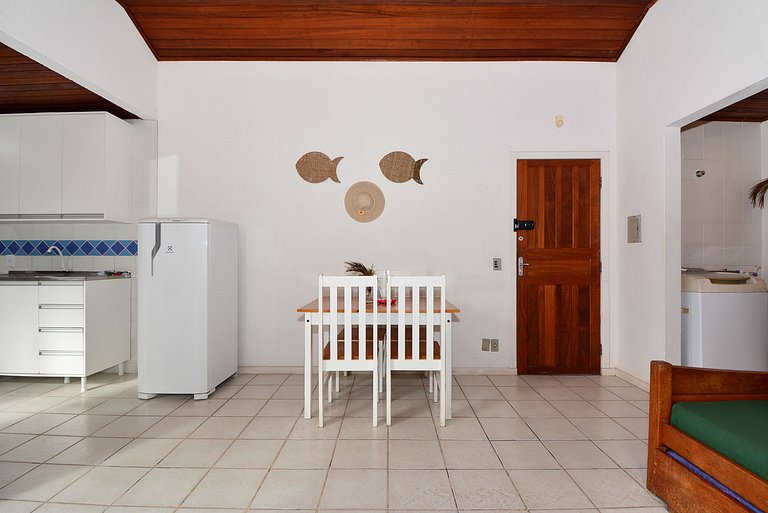 Apartamento a 150 metros da praia de Canasvieiras - NDI012