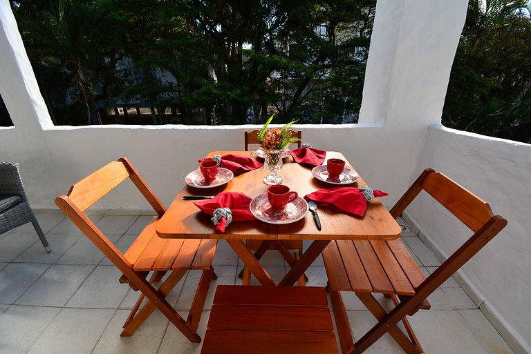 Apartamento a 150 metros da praia de Canasvieiras - NDI012