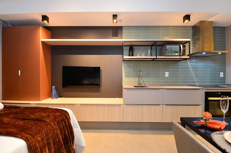 Studio em frente a UFSC e HU - Viva Trindade 724A