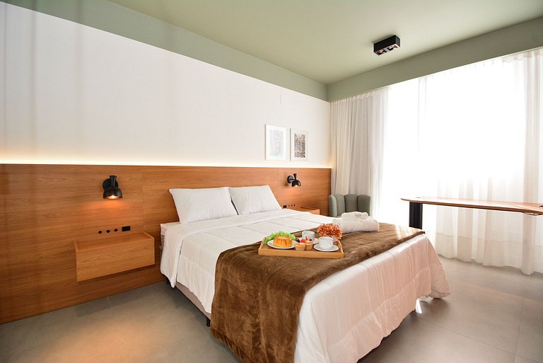 Luxuoso Studio em frente a UFSC e HU - VIVA 613R