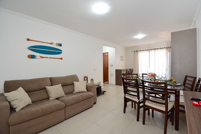 Amplo Apartanmento na Praia dos Ingleses - NIN013