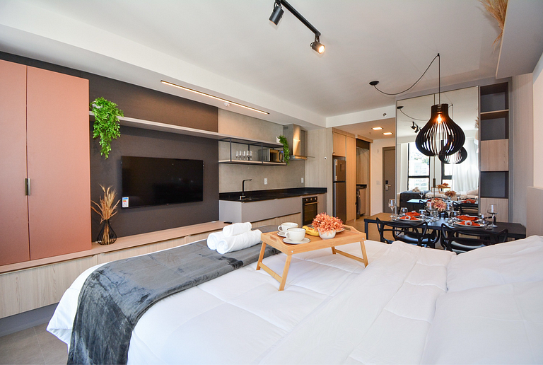 Studio em frente a UFSC e HU - Viva Trindade 709A