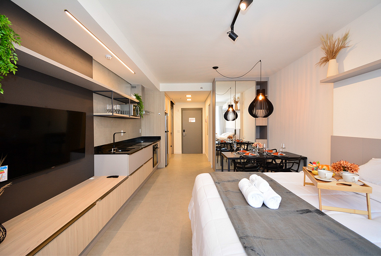 Studio em frente a UFSC e HU - Viva Trindade 709A