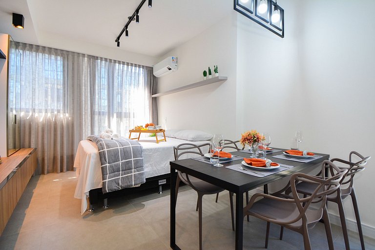 Studio em frente a UFSC e HU - Viva Trindade - VIVA 625A