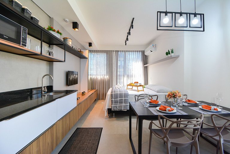 Studio em frente a UFSC e HU - Viva Trindade 625A