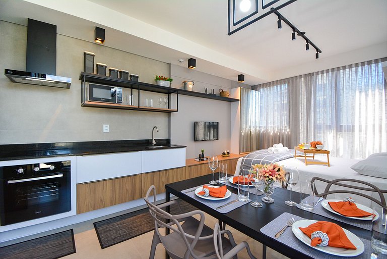 Studio em frente a UFSC e HU - Viva Trindade 625A