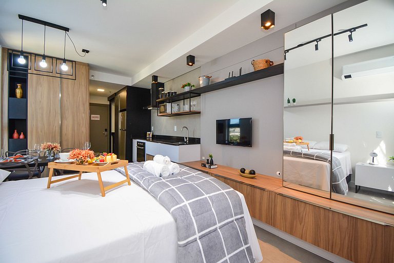 Studio em frente a UFSC e HU - Viva Trindade 625A