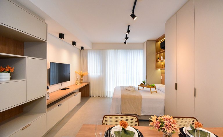 Elegante Studio em frente a UFSC e HU - VIVA 201R