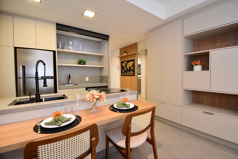 Elegante Studio em frente a UFSC e HU - VIVA 201R