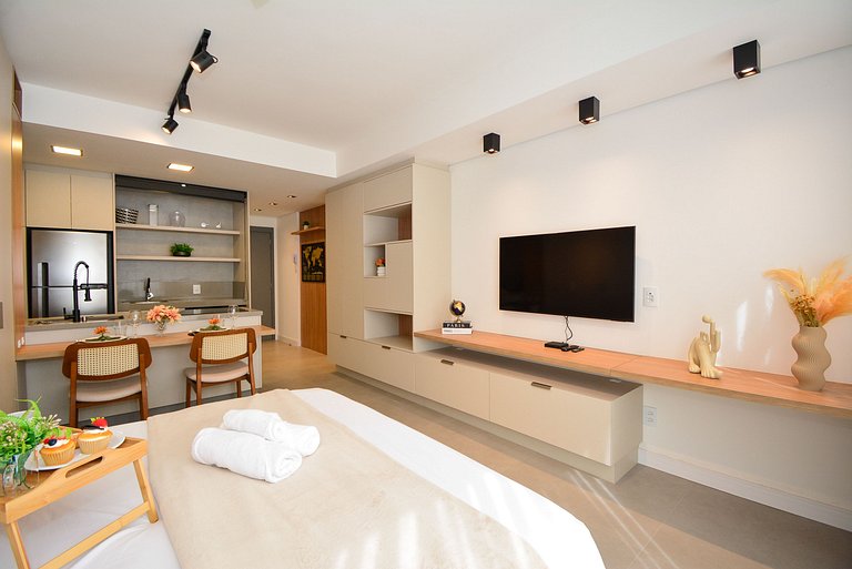 Elegante Studio em frente a UFSC e HU - VIVA 201R