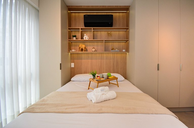 Elegante Studio em frente a UFSC e HU - VIVA 201R