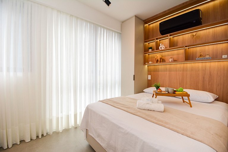 Elegante Studio em frente a UFSC e HU - VIVA 201R