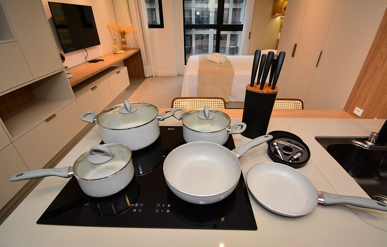 Elegante Studio em frente a UFSC e HU - VIVA 201R