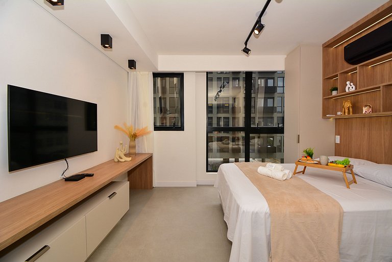 Elegante Studio em frente a UFSC e HU - VIVA 201R