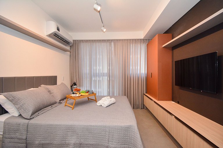 Studio em frente a UFSC e HU - Viva Trindade - CEN010