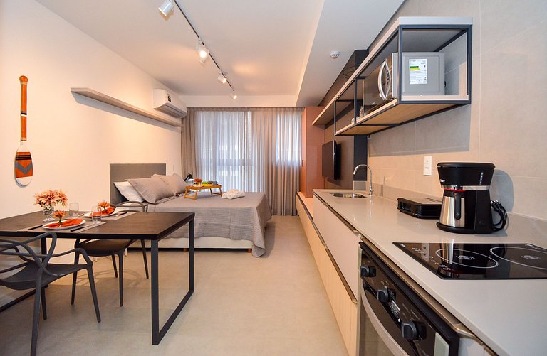 Studio em frente a UFSC e HU - Viva Trindade - CEN010