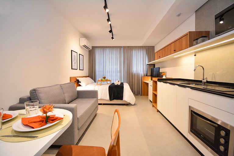 Studio em frente a UFSC e HU - Viva Trindade - VIVA 319A