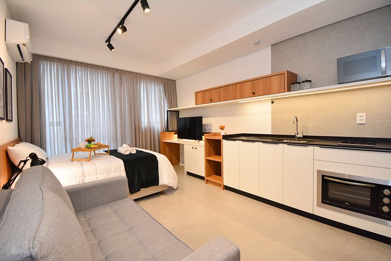 Studio em frente a UFSC e HU - Viva Trindade 319A