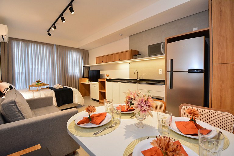 Studio em frente a UFSC e HU - Viva Trindade 319A