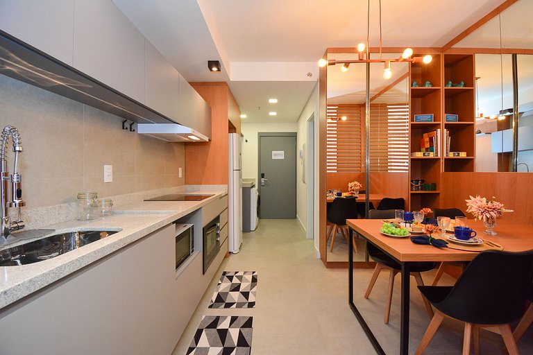 Studio em frente a UFSC e HU - 106A VIVA