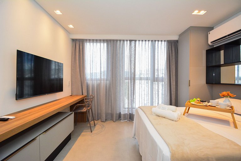 Studio com Garagem em frente a UFSC e HU - CEN009