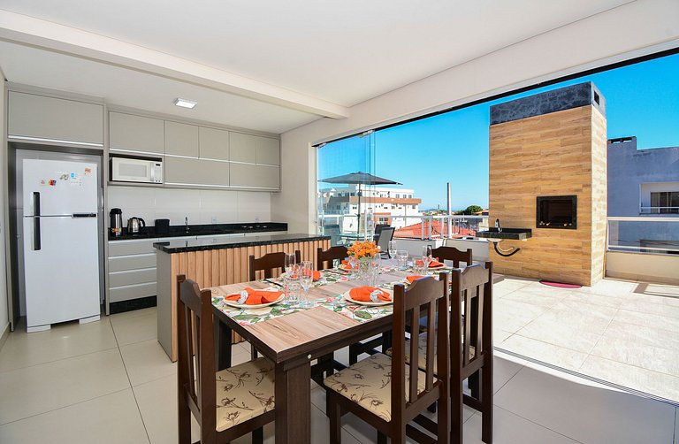 Cobertura com Jacuzzi - Praia dos Ingleses -NIN022