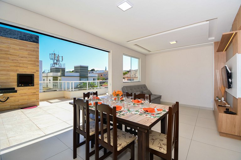 Cobertura com Jacuzzi - Praia dos Ingleses -NIN022