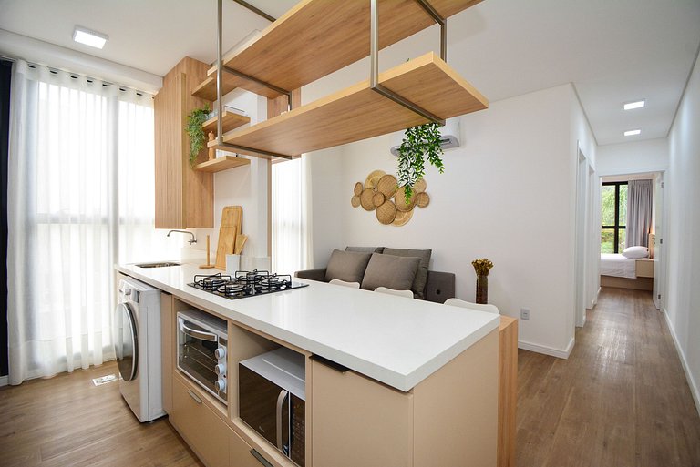 Charmoso Apartamento na Praia dos Ingleses -NIN020