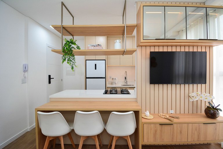 Charmoso Apartamento na Praia dos Ingleses -NIN020