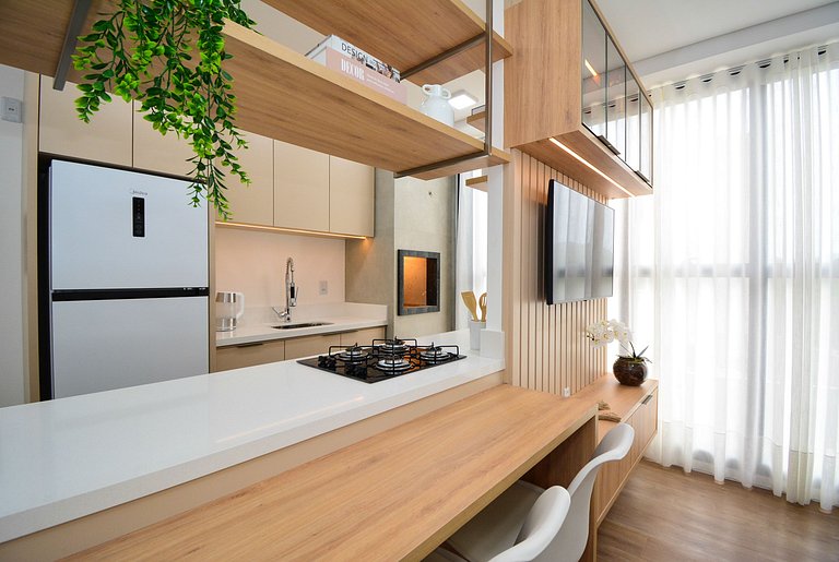 Charmoso Apartamento na Praia dos Ingleses -NIN020