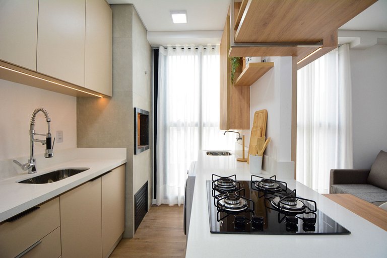 Charmoso Apartamento na Praia dos Ingleses -NIN020