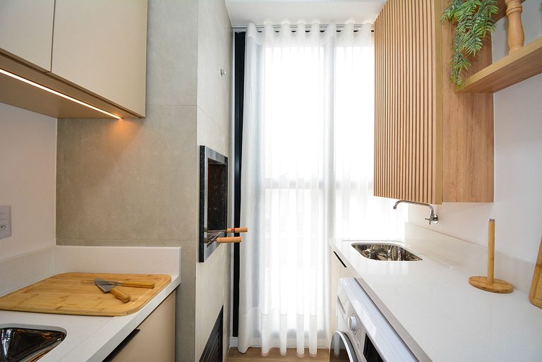 Charmoso Apartamento na Praia dos Ingleses -NIN020