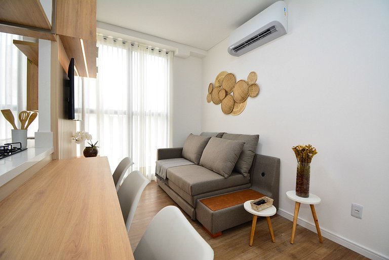 Charmoso Apartamento na Praia dos Ingleses -NIN020