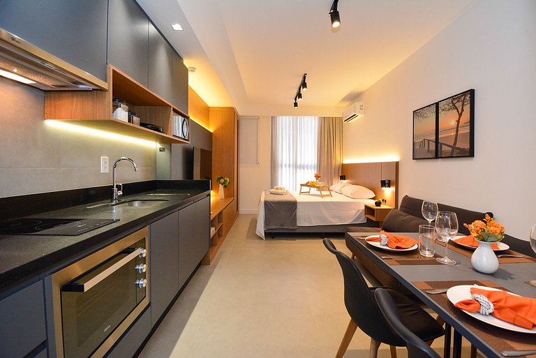 Studio em frente a UFSC e HU - Viva Trindade 502A