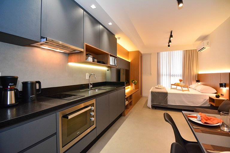 Studio em frente a UFSC e HU - Viva Trindade 502A