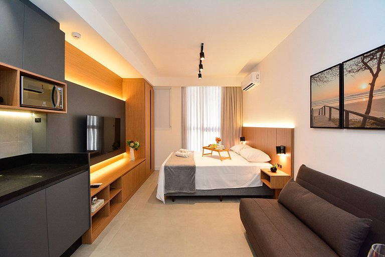 Studio em frente a UFSC e HU - Viva Trindade 502A