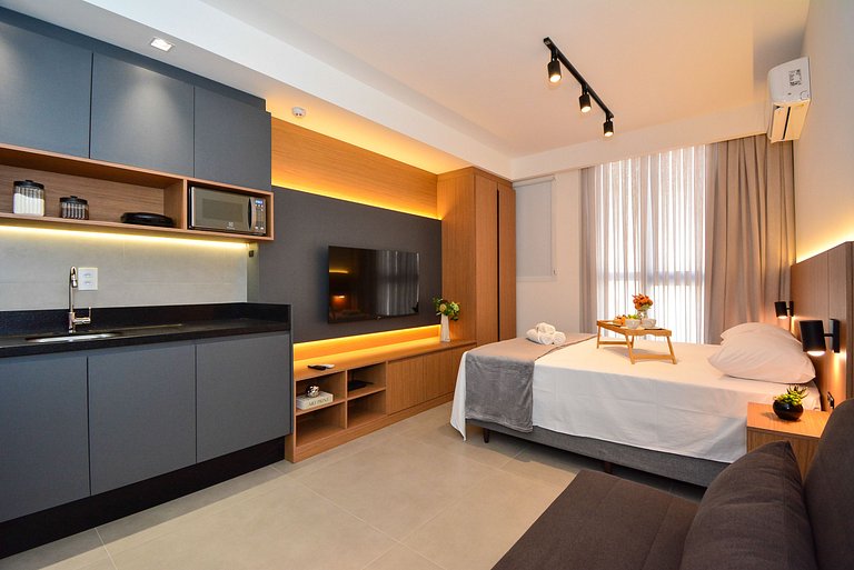 Studio em frente a UFSC e HU - Viva Trindade 502A