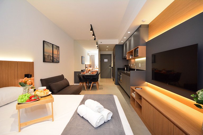 Studio em frente a UFSC e HU - Viva Trindade 502A