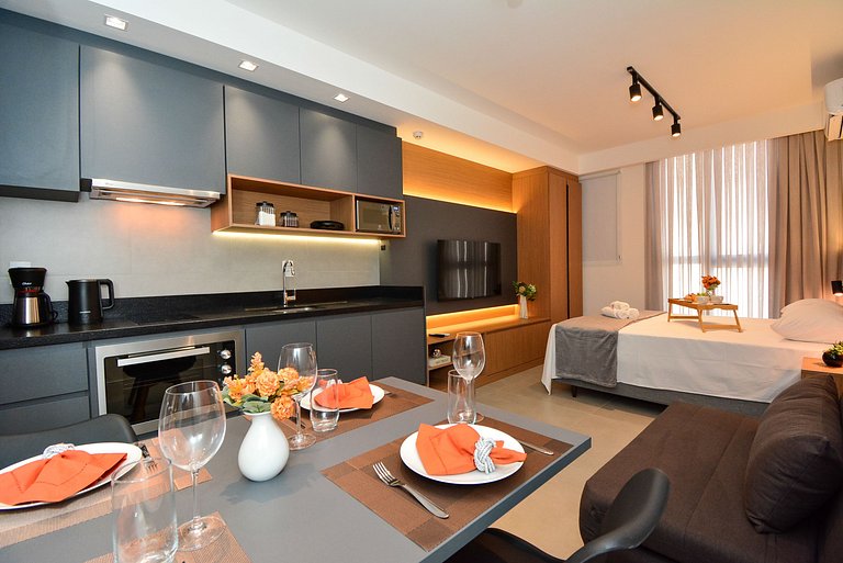 Studio em frente a UFSC e HU - Viva Trindade 502A