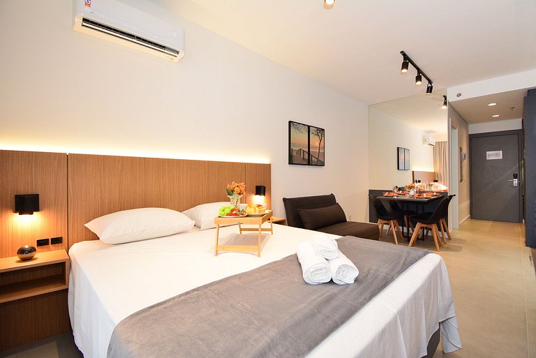 Studio em frente a UFSC e HU - Viva Trindade 502A