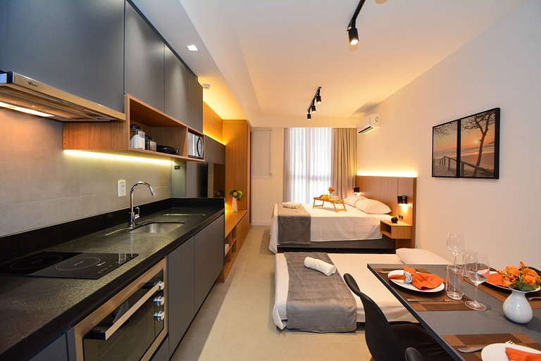 Studio em frente a UFSC e HU - Viva Trindade 502A