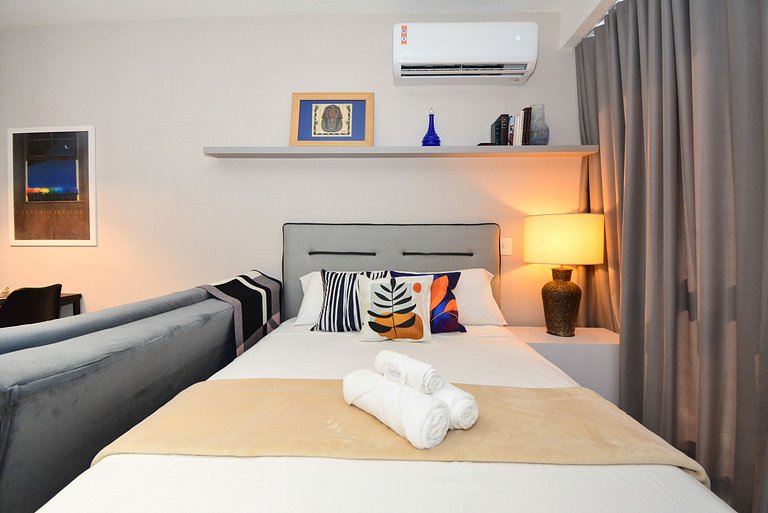 Studio em frente a UFSC e HU - Viva Trindade 214A