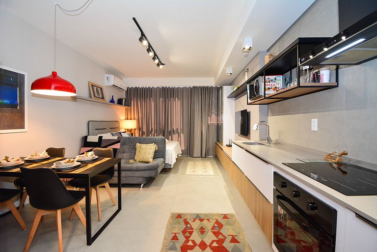 Studio em frente a UFSC e HU - Viva Trindade 214A