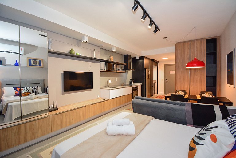 Studio em frente a UFSC e HU - Viva Trindade 214A