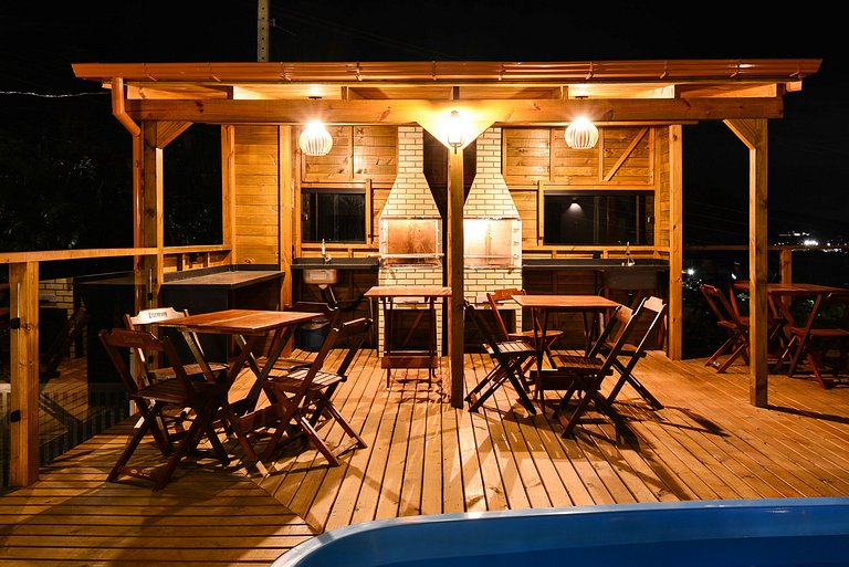 Chalé com Jacuzzi e Vista Mar - PLH007