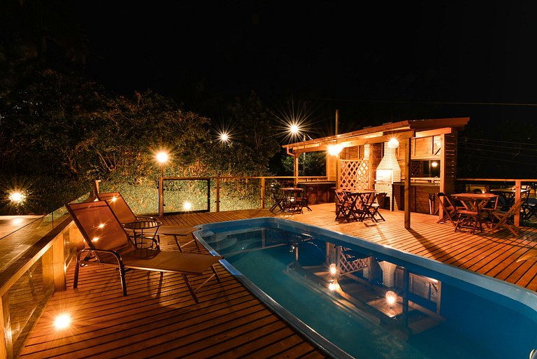 Casa com Piscina, Vista Mar e Hidromassagem PLH008
