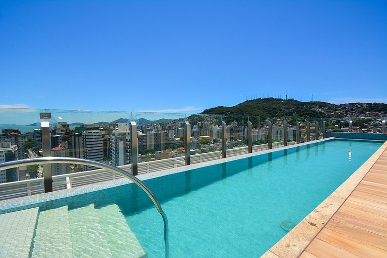Studio Central Floripa | Piscina e Academia CEN015