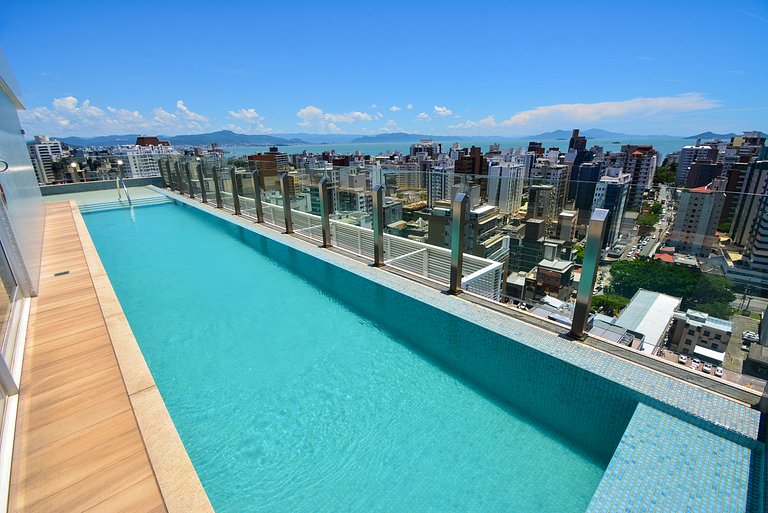 Studio Central Floripa | Piscina e Academia CEN015